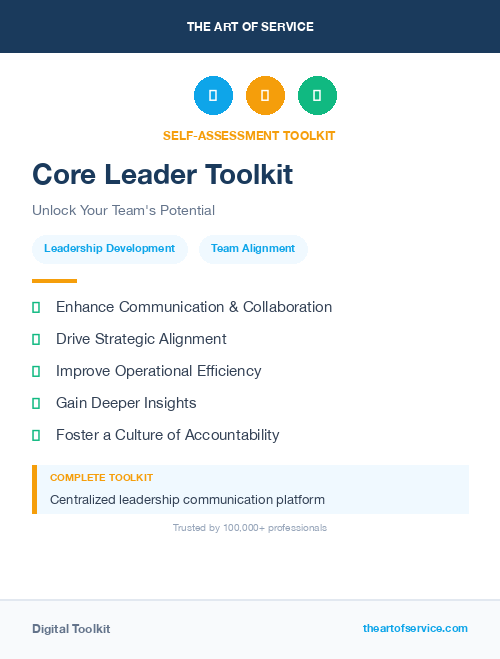 Core Leader Toolkit