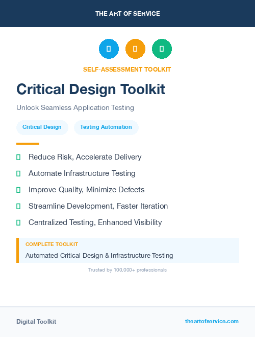 Critical Design Toolkit