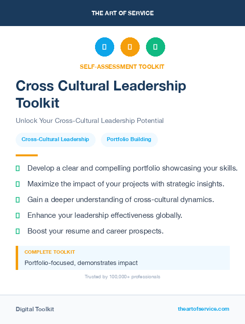 Cross Cultural Leadership Toolkit