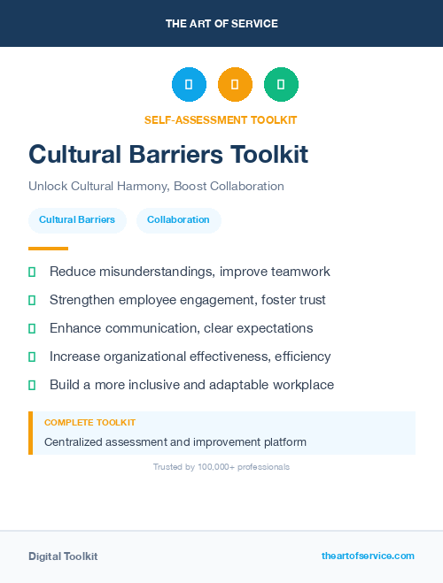 Cultural Barriers Toolkit