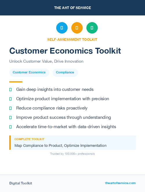 Customer Economics Toolkit