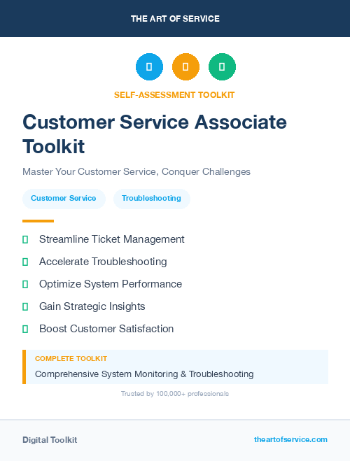 Customer Service Associate Toolkit