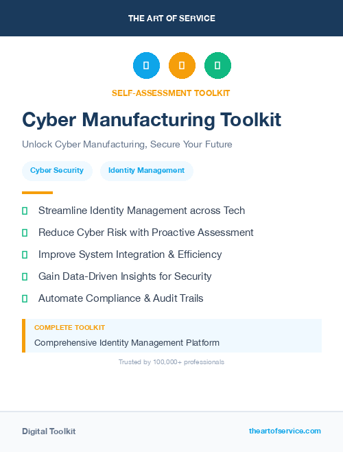 Cyber Manufacturing Toolkit