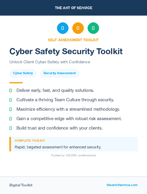 Cyber Safety Security Toolkit