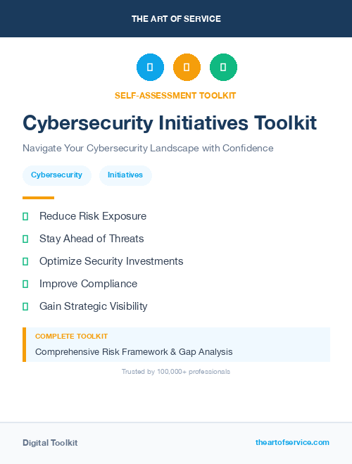 Cybersecurity Initiatives Toolkit