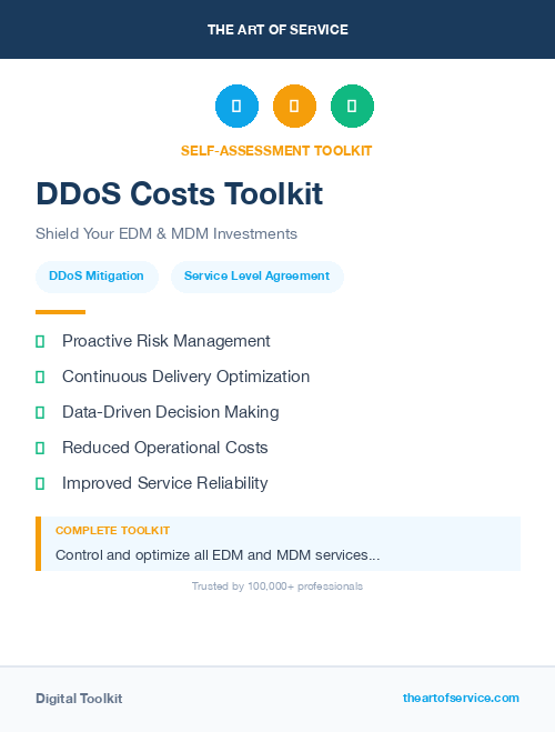 DDoS Costs Toolkit
