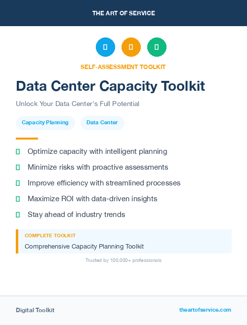 Data Center Capacity Toolkit
