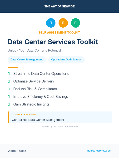 Data Center Services Toolkit