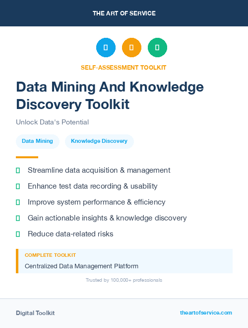 Data Mining And Knowledge Discovery Toolkit