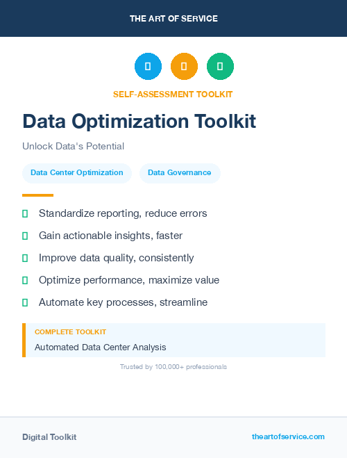 Data Optimization Toolkit
