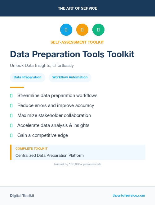 Data Preparation Tools Toolkit