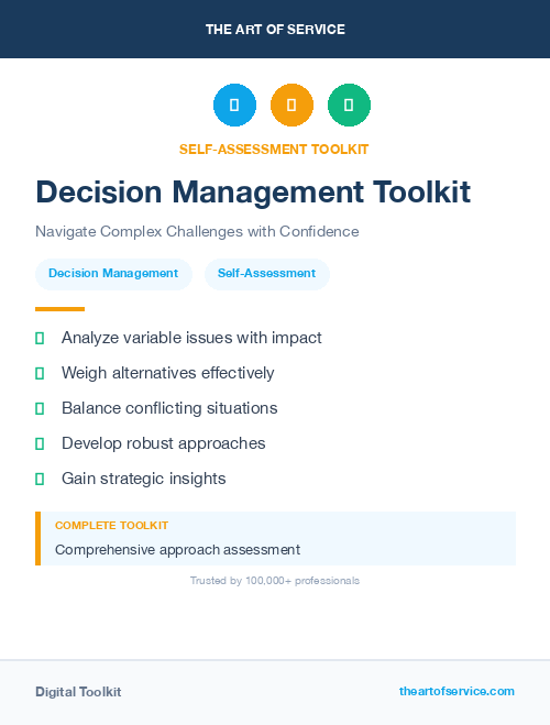 Decision Management Toolkit