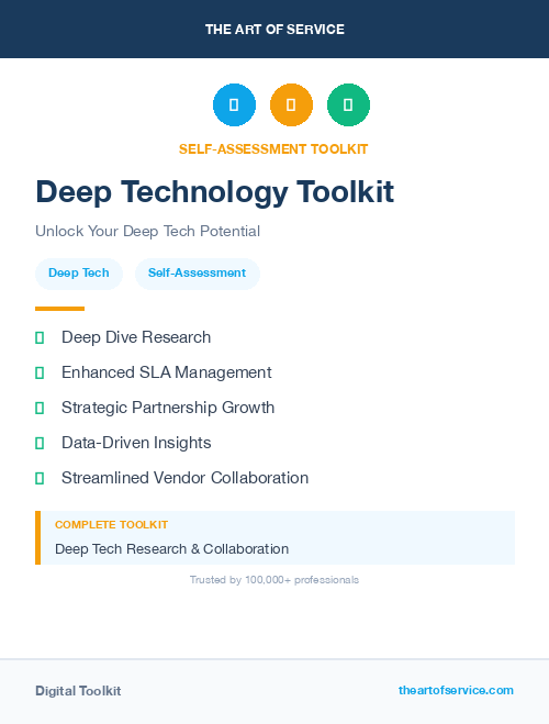 Deep Technology Toolkit