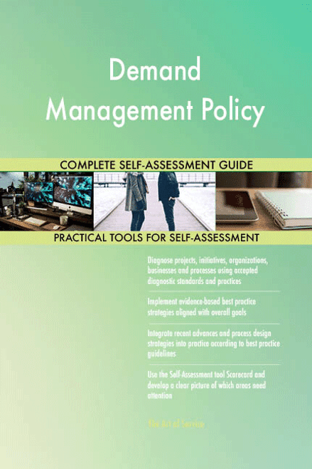 Demand Management Policy Toolkit