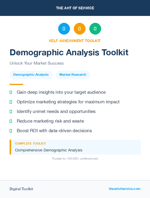 Demographic Analysis Toolkit