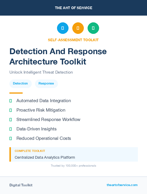 Detection And Response Architecture Toolkit