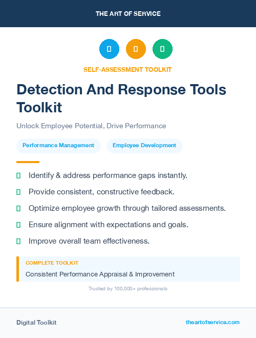 Detection And Response Tools Toolkit