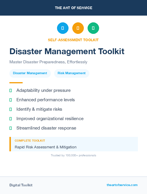 Disaster Management Toolkit