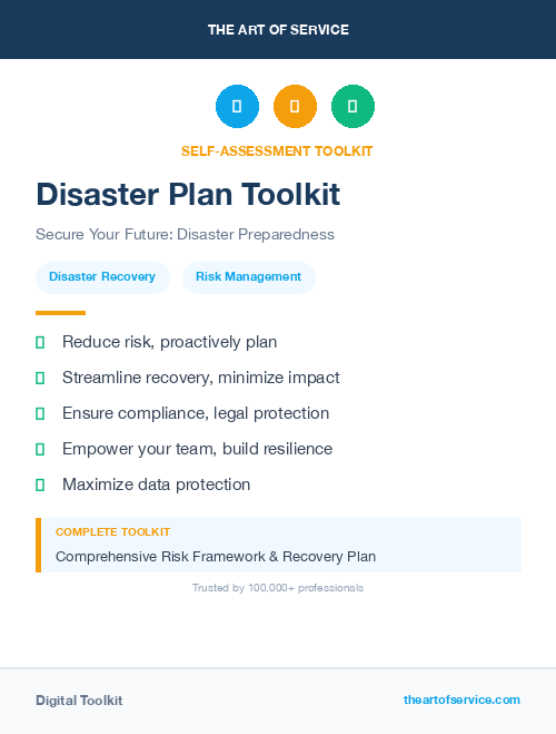 Disaster Plan Toolkit