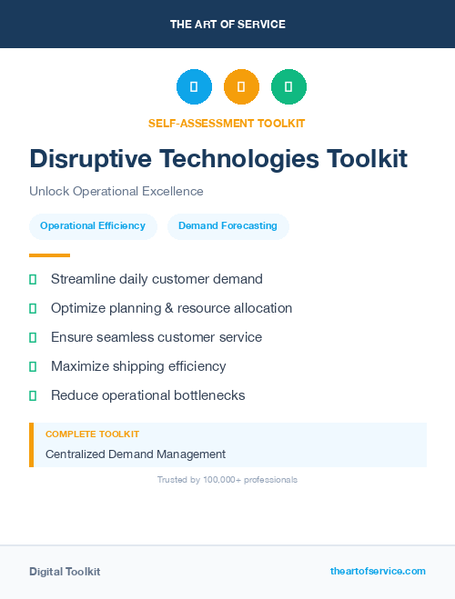 Disruptive Technologies Toolkit