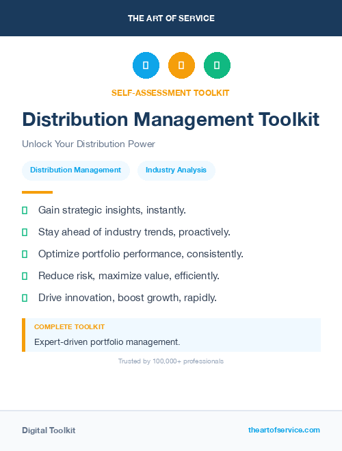 Distribution Management Toolkit