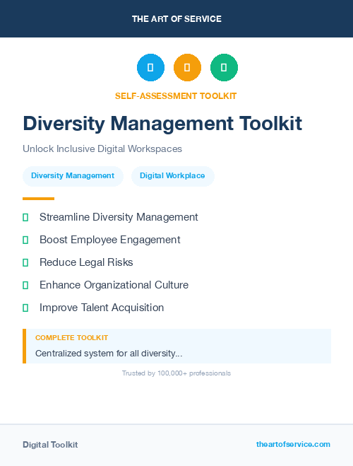 Diversity Management Toolkit