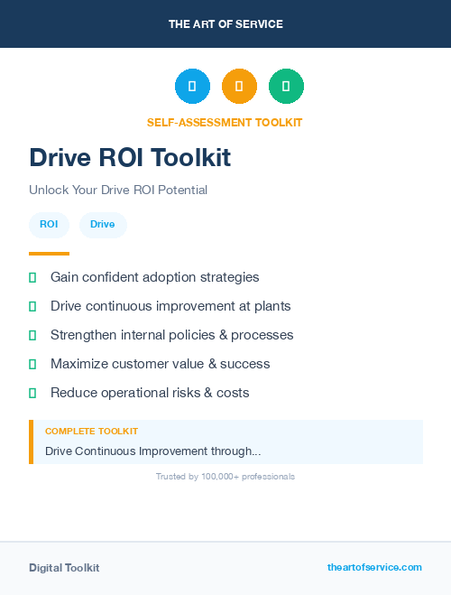 Drive ROI Toolkit
