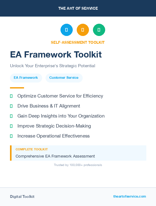 EA Framework Toolkit