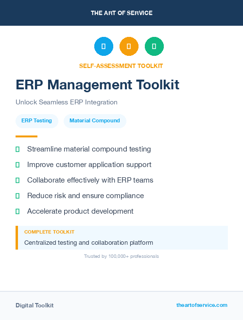 ERP Management Toolkit