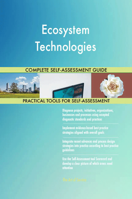 Ecosystem Technologies Toolkit