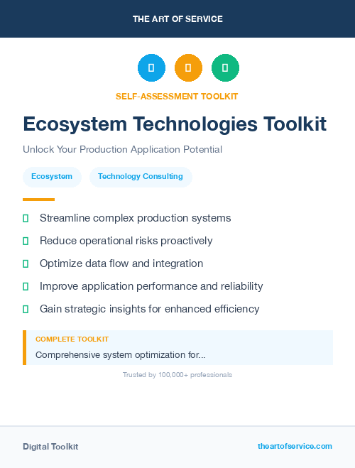 Ecosystem Technologies Toolkit