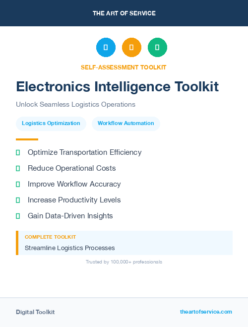 Electronics Intelligence Toolkit