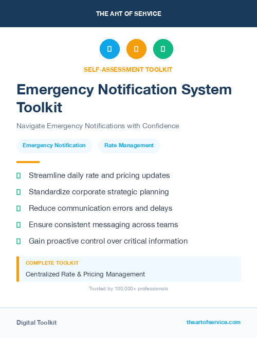 Emergency Notification System Toolkit