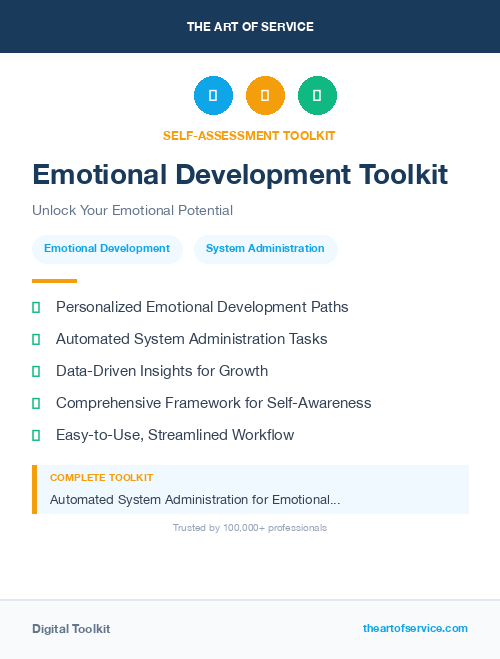 Emotional Development Toolkit