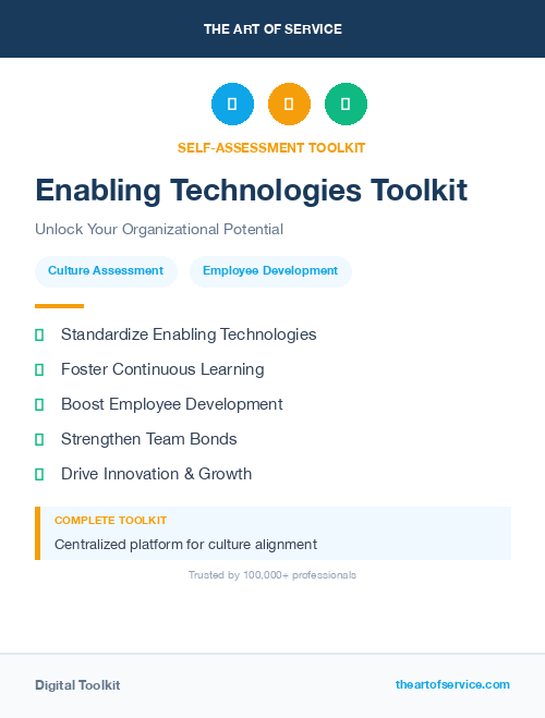 Enabling Technologies Toolkit