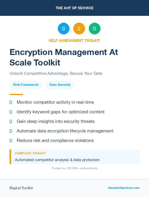 Encryption Management At Scale Toolkit
