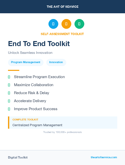 End To End Toolkit