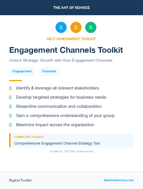 Engagement Channels Toolkit