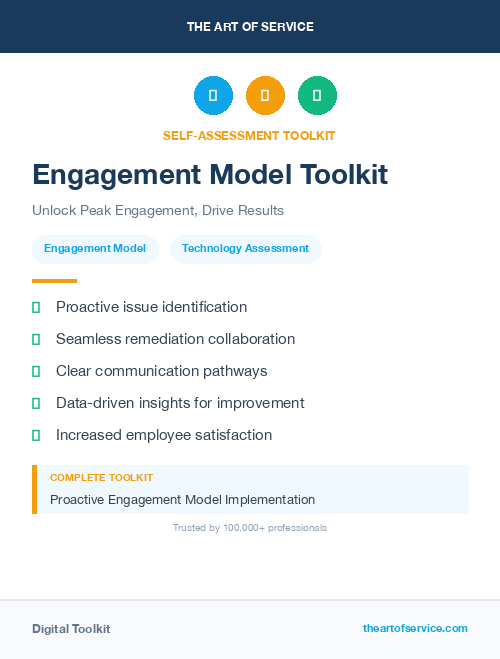 Engagement Model Toolkit