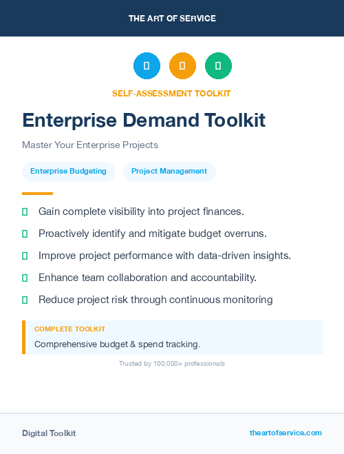 Enterprise Demand Toolkit