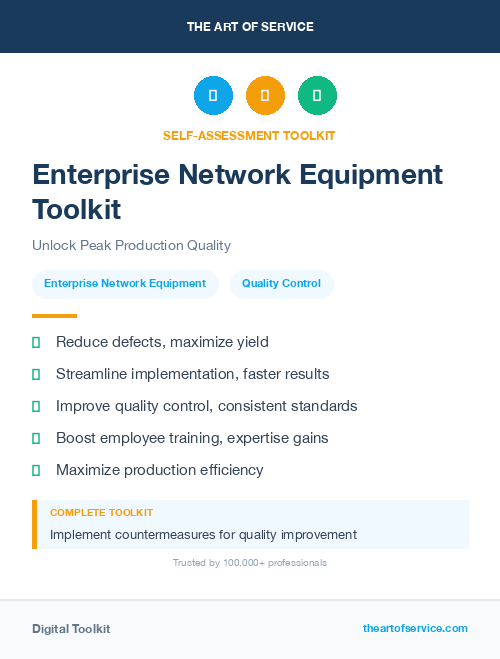 Enterprise Network Equipment Toolkit