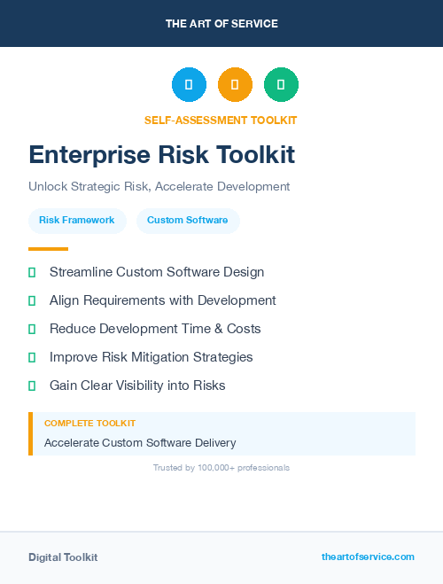 Enterprise Risk Toolkit