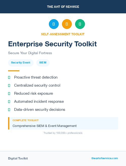 Enterprise Security Toolkit