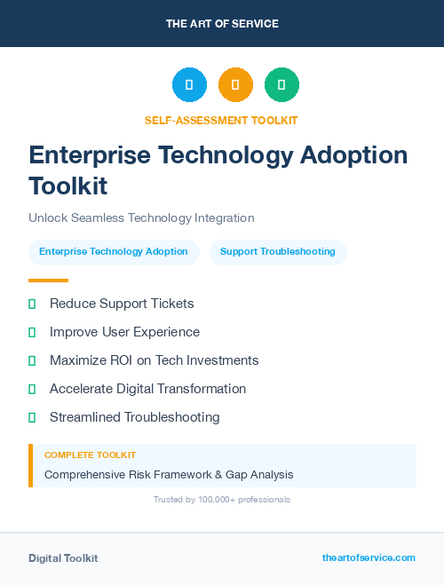 Enterprise Technology Adoption Toolkit