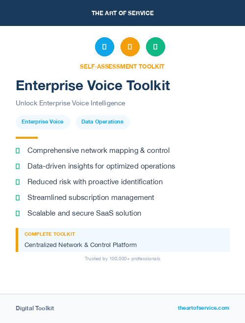 Enterprise Voice Toolkit