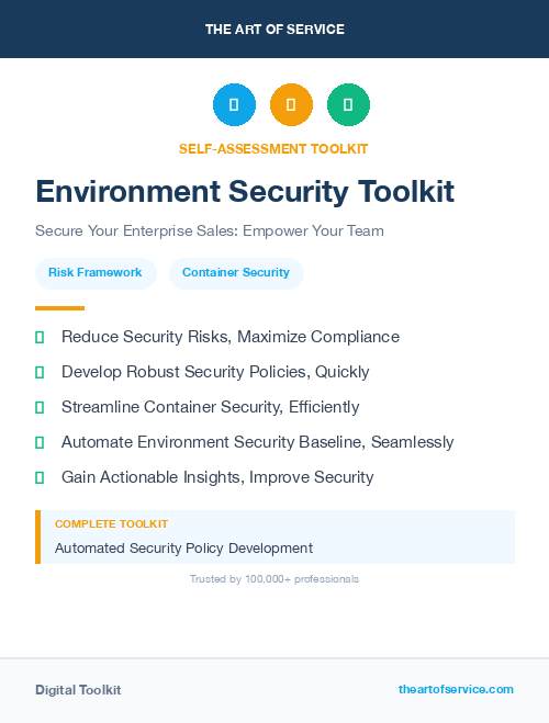 Environment Security Toolkit