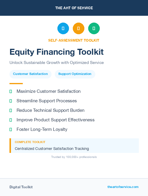 Equity Financing Toolkit