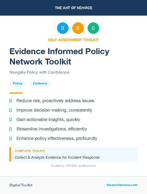 Evidence Informed Policy Network Toolkit