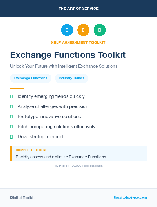 Exchange Functions Toolkit