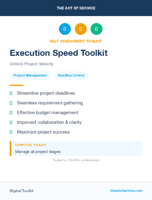 Execution Speed Toolkit
